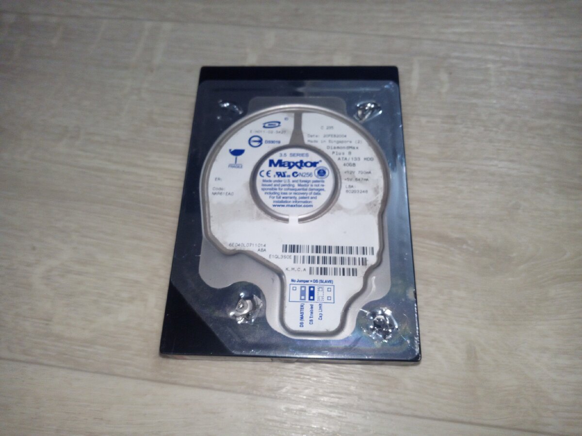 HDD на 40 Гбайт