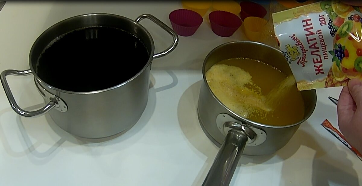 Фото сделано автором (добавляю желатин)