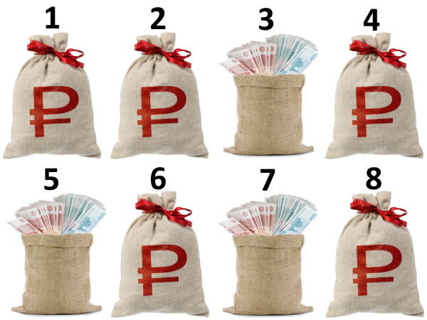 Мешки с деньгами