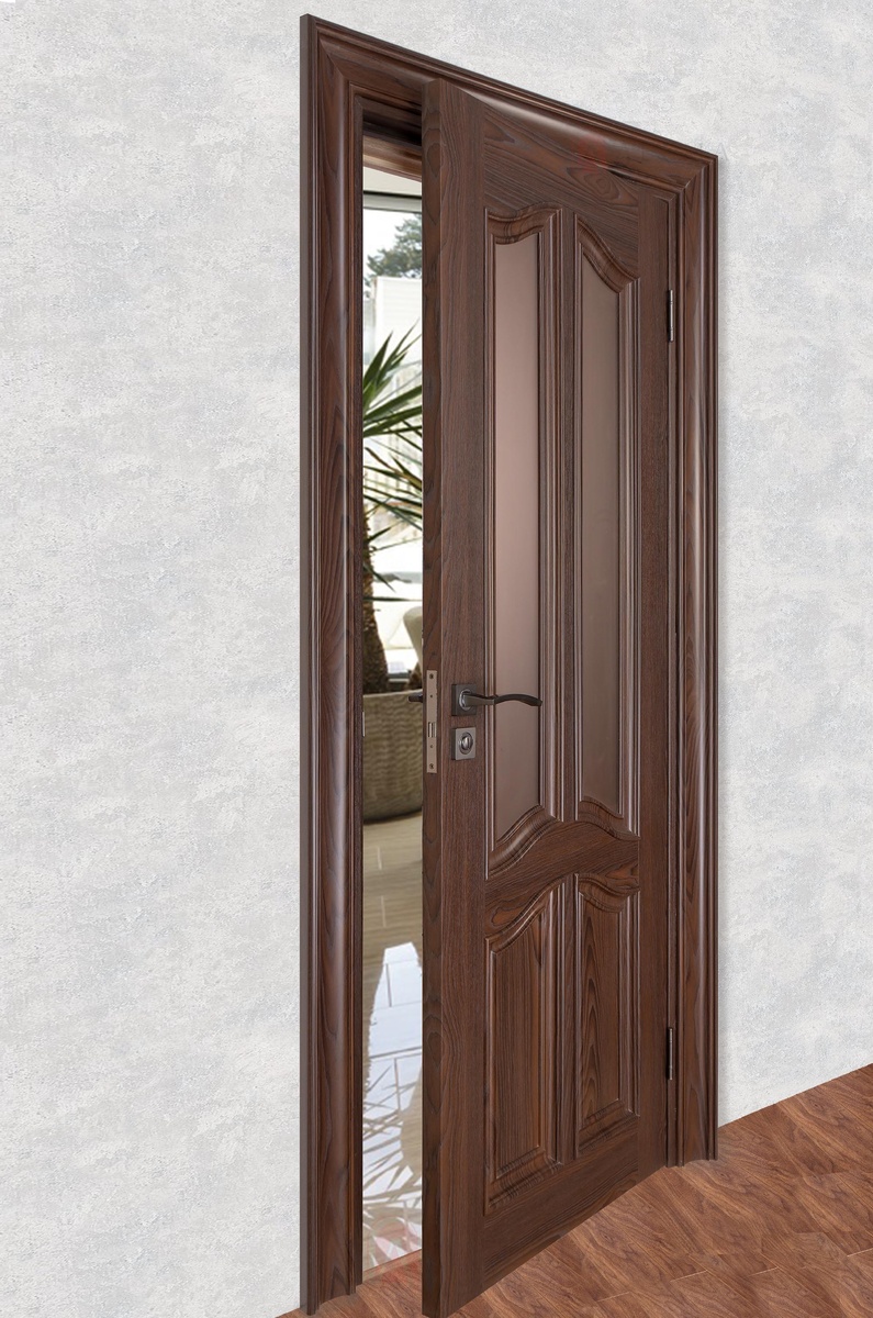 Дверь "Элегия" Дуб шоколадный