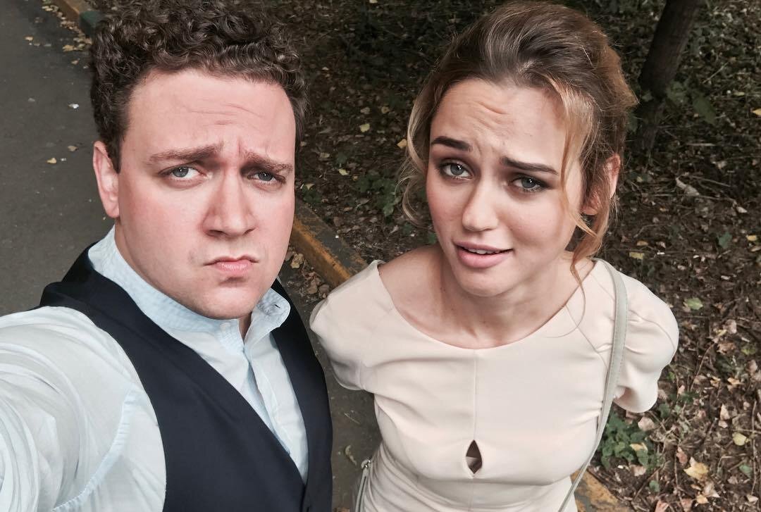 Фото со съемок сериала "Триада"