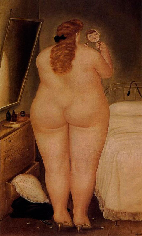 Фернандо Ботеро. Утренний туалет, 1971