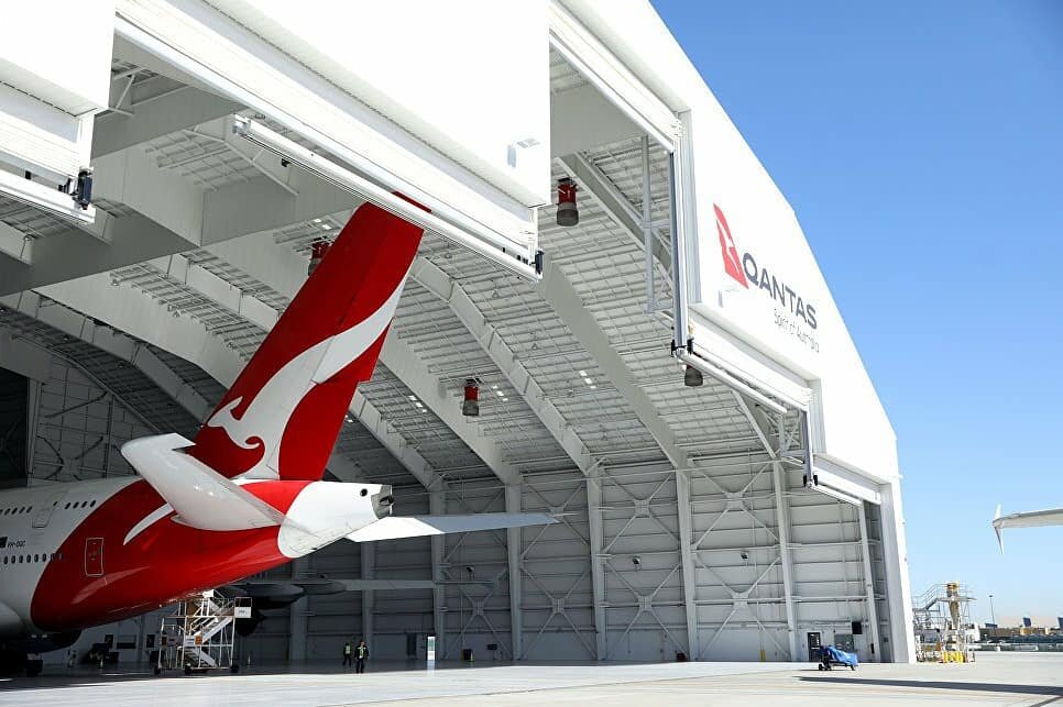 Qantas над Сиднеем