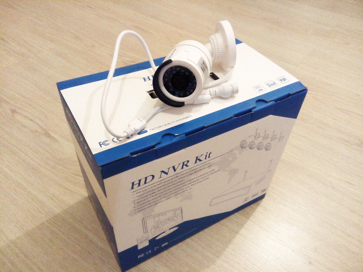 Видеонаблюдение для дома на юге из 4 камер (до -20 градусов)