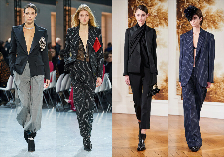 1,2 Alexander Vauthier; 3,4 Bouchra Jarrar ss 2020 couture