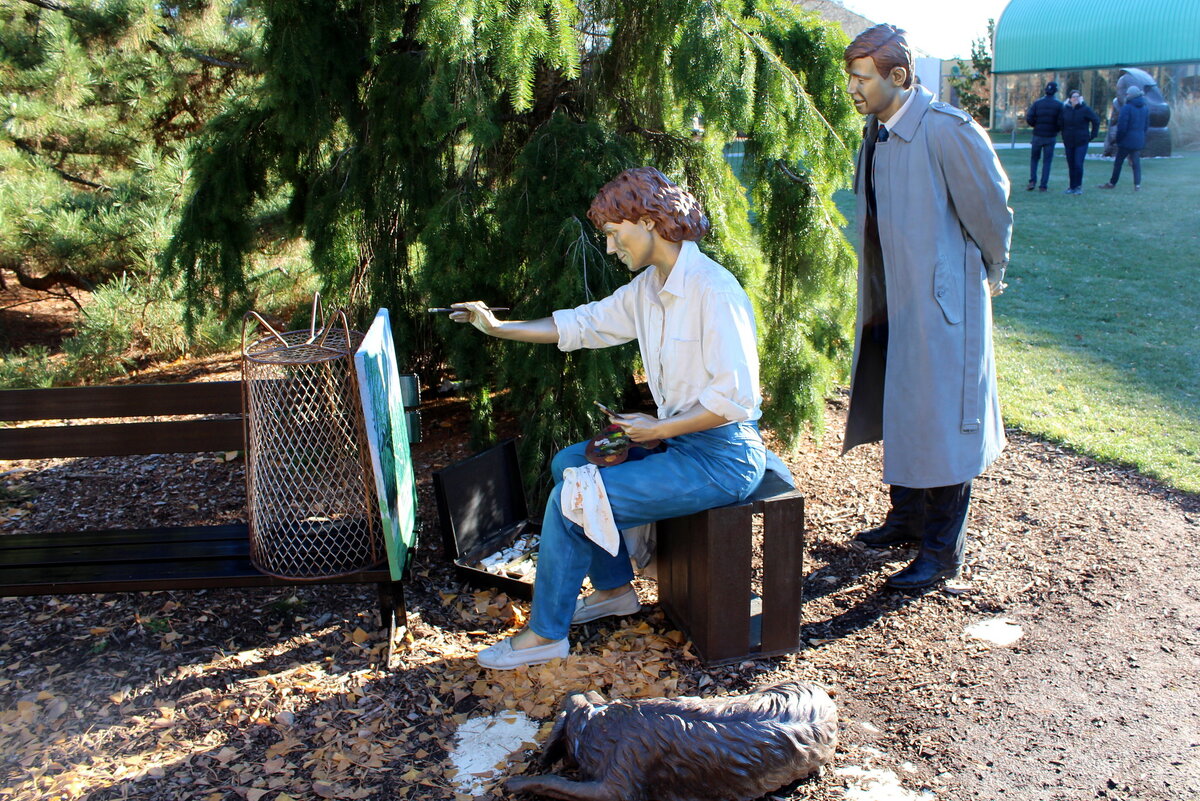 Фото Flickr / Автор Wally Gobetz / NJ - Hamilton: Grounds for Sculpture - Seward Johnson: The Retrospective - Uninvited Advice
