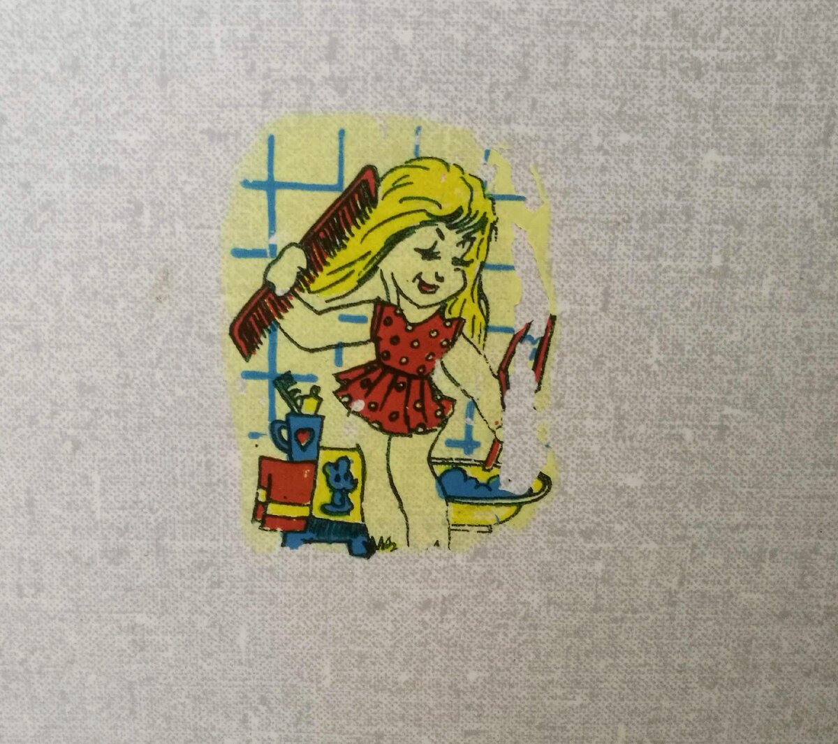 Интерьер в СССР. Переводные картинки