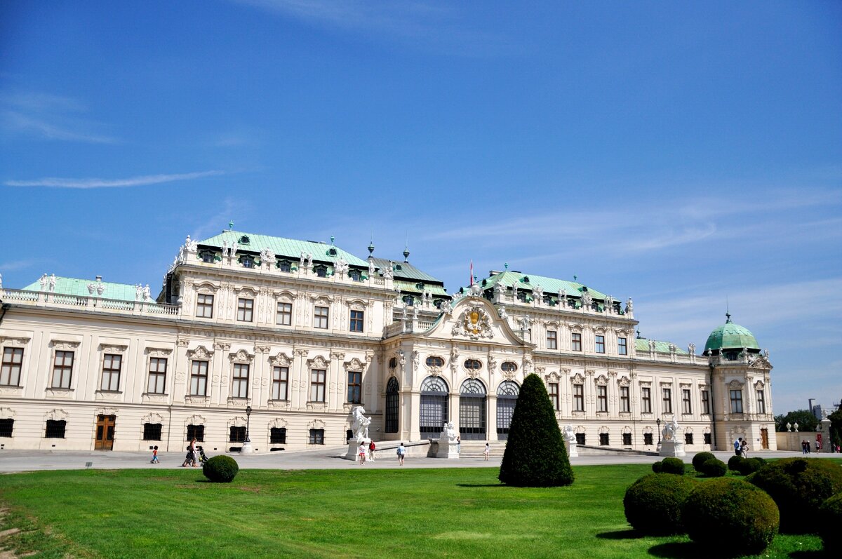 Дворец Бельведер в Вене. Да, я там уже был)