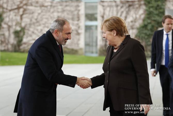 Никол Пашинян и Ангела Меркель. Берлин, 13 февраля 2020 