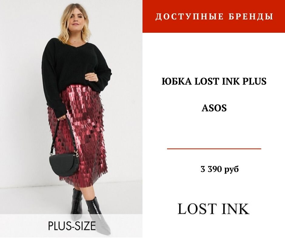 Одежда для полных бренда Lost Ink