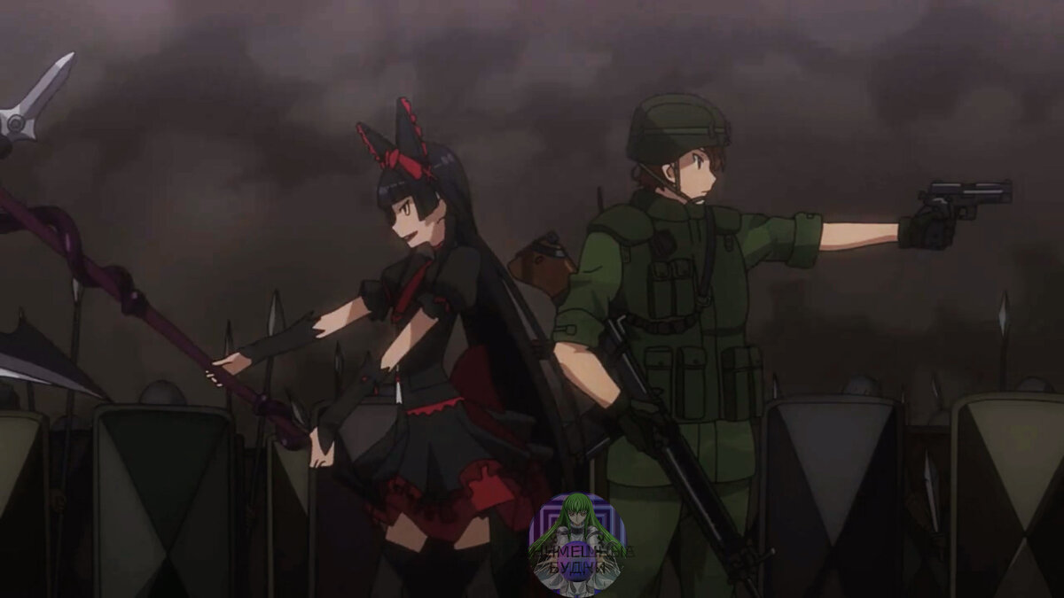 Скриншот из аниме - Врата: Там бьются наши воины / Gate: Jieitai Kanochi nite, Kaku Tatakaeri