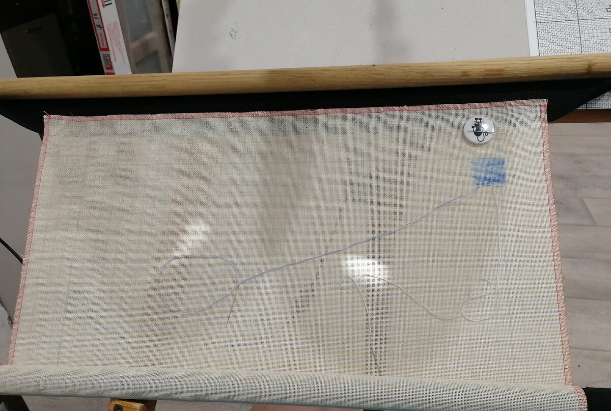 Начало работы. Фото автора.