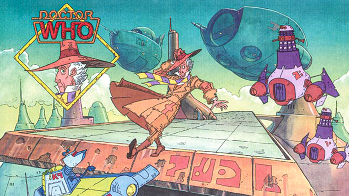 Промо постер мультсериала "Доктор Кто", 1990 год.