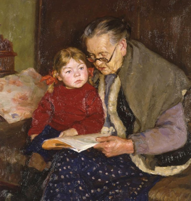 Белов Ю. В. Бабушка и внучка