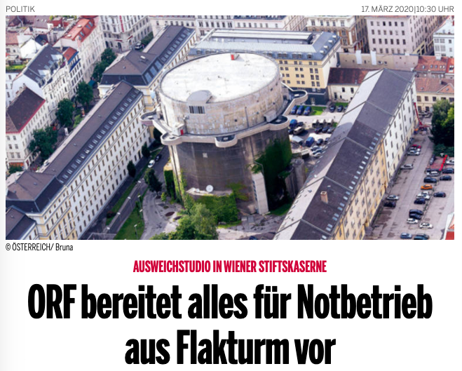 Что это за военные башни Flak Turm, куда планирует экстренно эвакуироваться австрийское телевидение