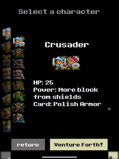 Геймплей мобильной игры Card Crusade