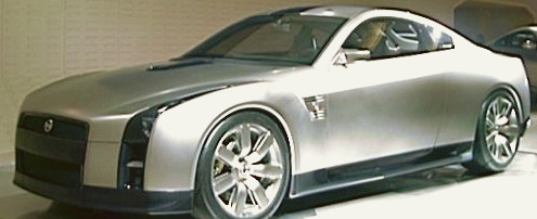 Nissan GT-R Concept, показан на Токийском автосалоне в 2001 году.