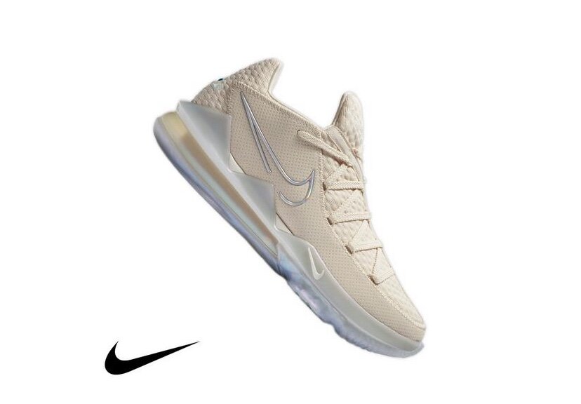 Nike LeBron 17 low «Light Cream». 