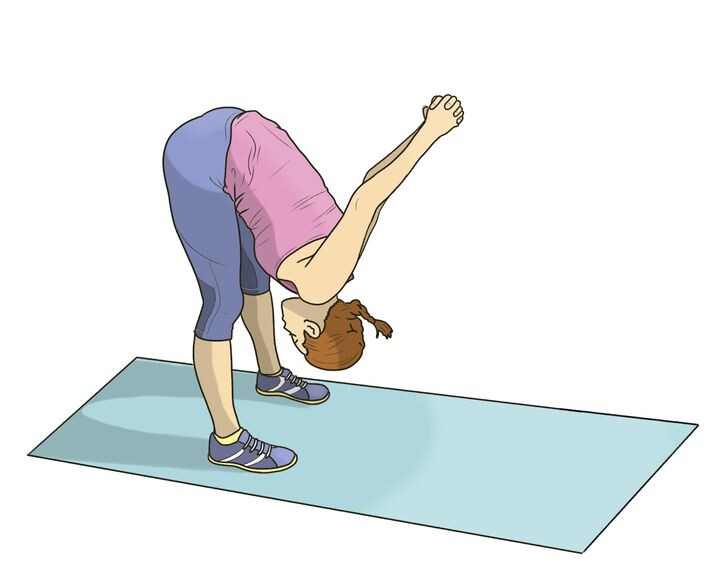 Растяжка подколенных сухожилий