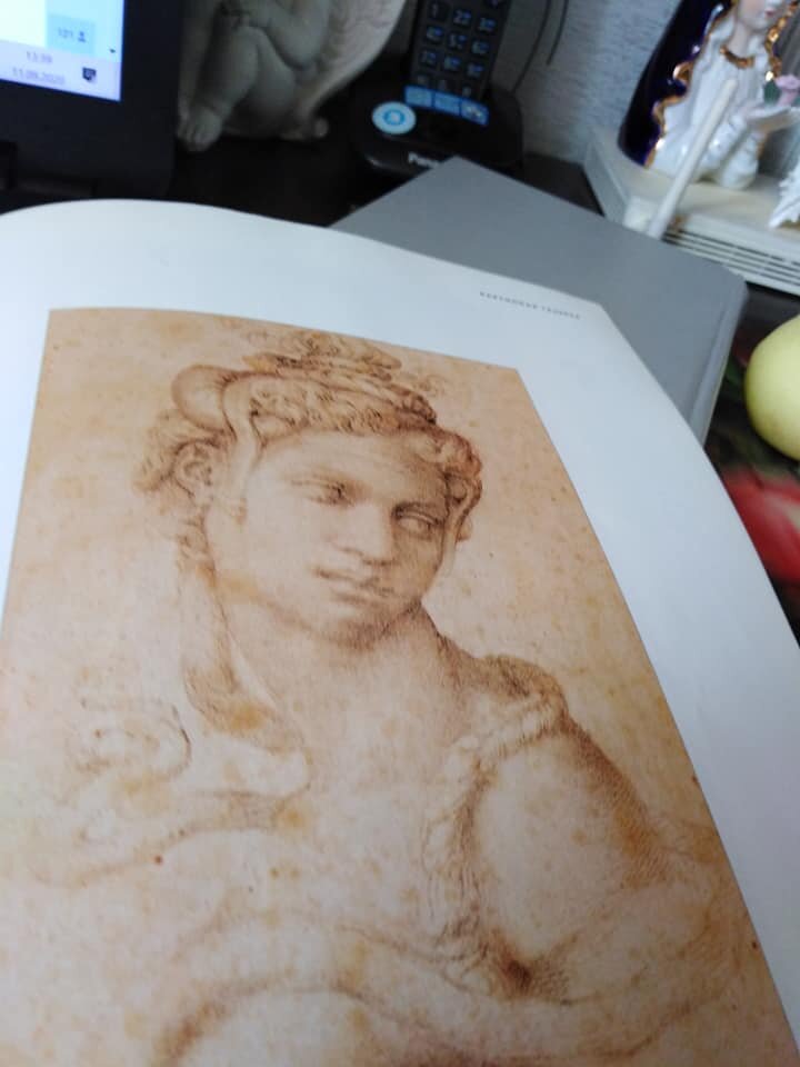  Рисунки  Микеланджело. Архив автора канала.