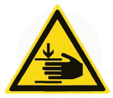 W27 Осторожно. Возможно травмирование рук