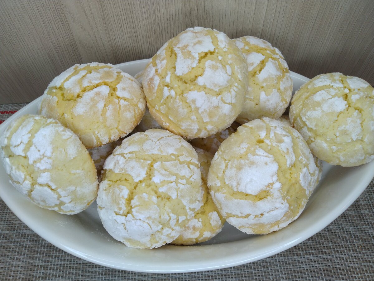 Лимонное печенье