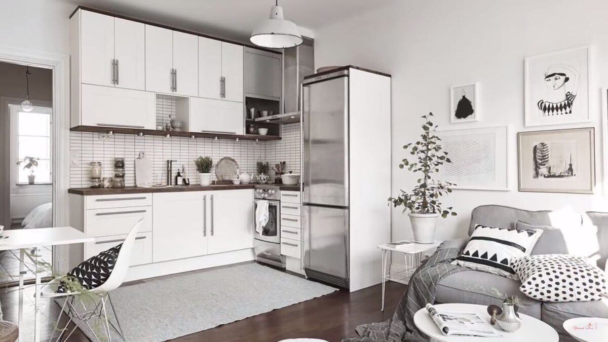 Как совместить кухню с гостиной в маленькой квартире: 10 примеров и советы профи — malino-v.ru