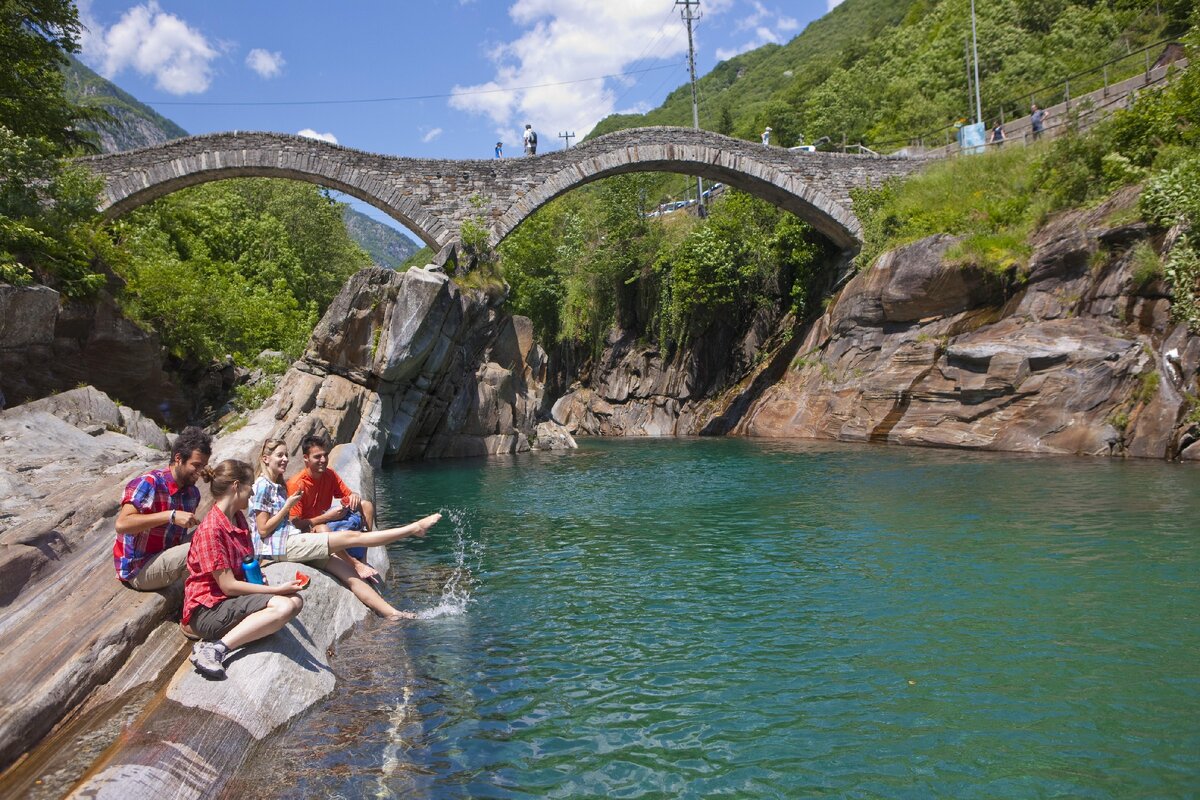 Valle Verzasca Швейцария