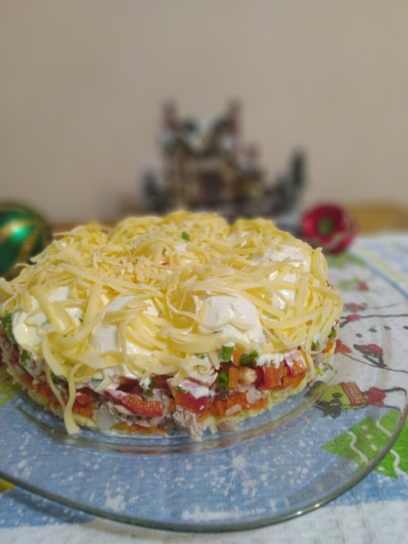 Салат "Сугробы"