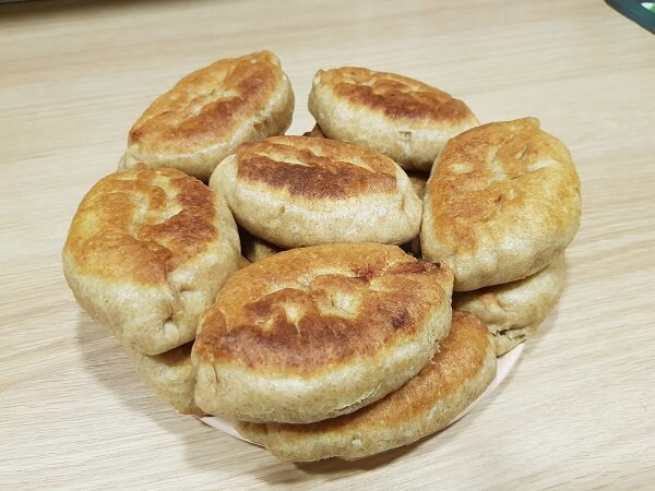 Пирожки с картошкой пуховые