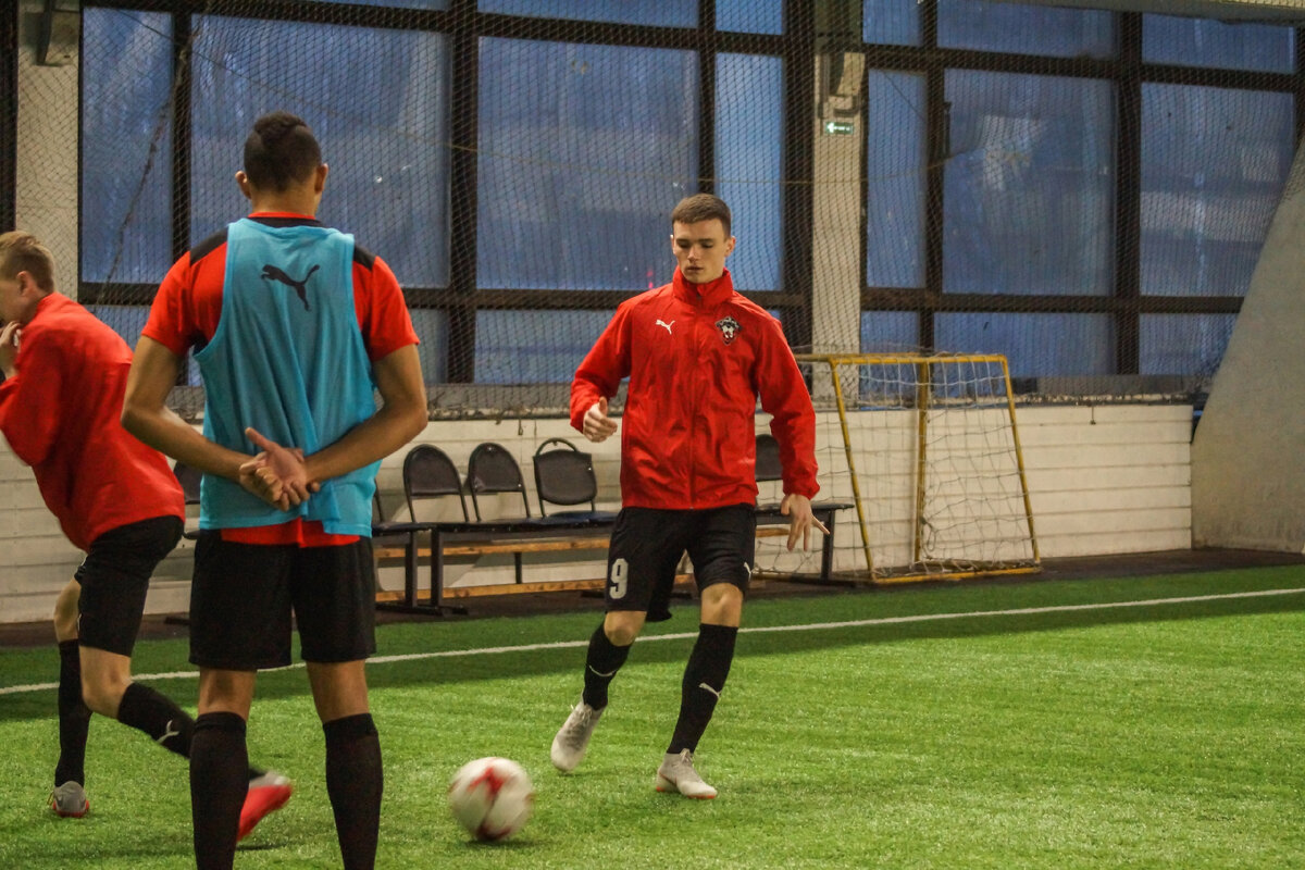 Февраль 2019 г. Андрей Ефимчук в составе ФК "Смоленск" (фото из группы ФК "Смоленск" VK)