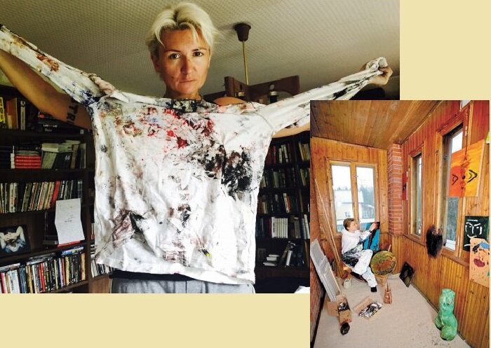 Диана Арбенина - бессменный лидер рок-группы «Ночные снайперы», художник, писательница.