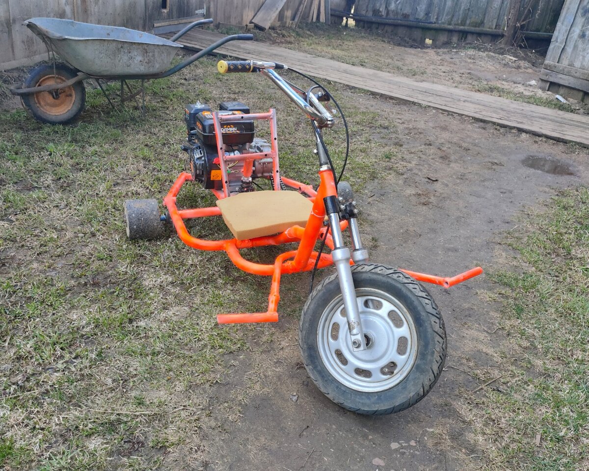 Вот что получилось. А сиденье сделать руки по прежнему не дошли) 