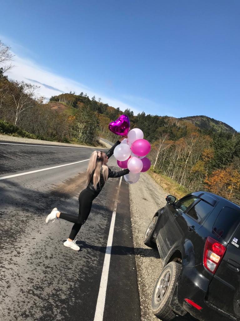 Дорога в сторону аэропорта Менделеев .