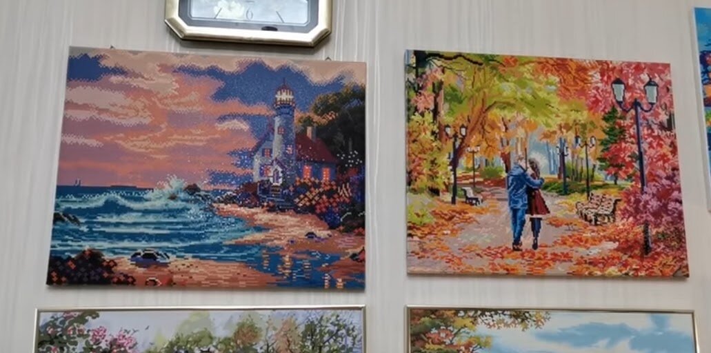 Картины стразами