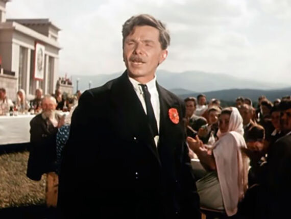 Пётр Кирюткин. Кадр из фильма «Кавалер Золотой звезды»