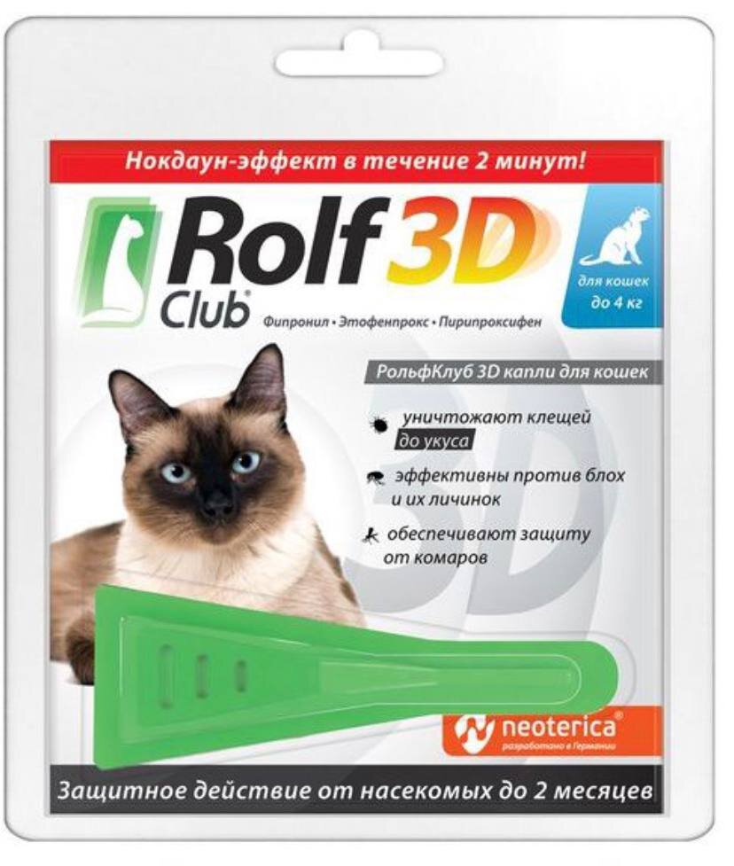 Для кошек массой 1-4 кг