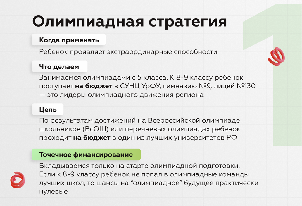 Уникальная возможность сделать первые шаги в олимпиадном движении с тренерами трёх лучших школ Екатеринбурга.