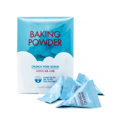Скраб для лица ETUDE HOUSE BAKING POWDER CRUNCH PORE SCRUB.                                 Скраб для глубокой очистки кожи лица. Умывания не всегда бывает достаточно для очищения кожи; в порах скапливается пыль, смешивается там с кожным салом и образует благоприятную среду для расселения и развития бактерий. Это воспаляет кожу и является предпосылкой для возникновения акне. Для очистки пор требуется сильное средство с пилинговым эффектом. Скраб очищает поры кожи, сужает их, нормализует выработку кожного сала и устраняет чёрные точки. Фруктовые кислоты в составе скраба отшелушивают ороговевшие чешуйки кожи, стимулируя рост новых клеток. После пилинга кожа становится более гладкой. Экстракт мяты успокаивает и тонизирует кожу, придавая ей свежесть и приятный аромат. Оливковое масло в составе скраба смягчает кожу и питает её витамином Е, необходимым для здоровья и блеска Вашей кожи.