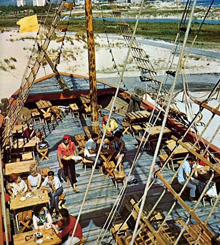 Ресторан Фрегат, Солнечный Берег, 1960 год