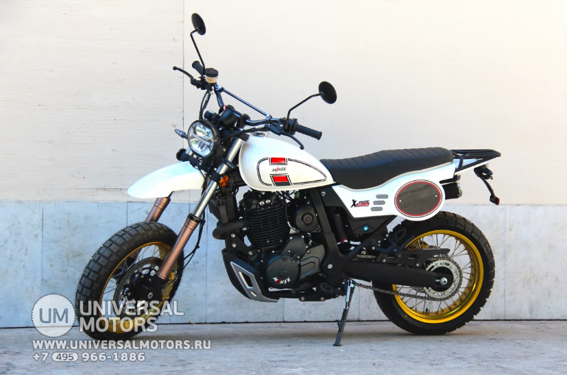 MINSK X-Ride 650 Classic уже начал появляться в салонах российских дилеров. Примечательно, что даже в названии белорусски