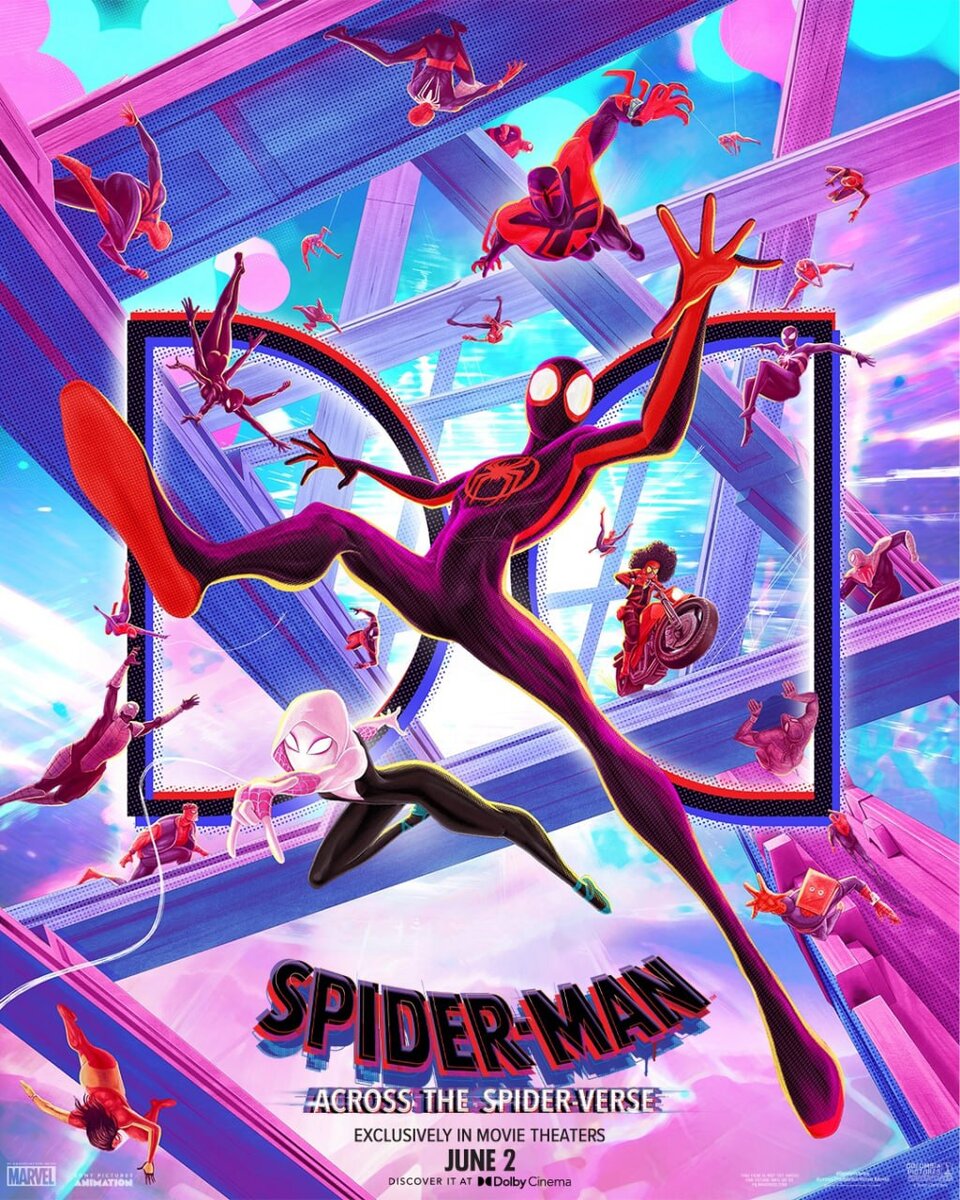 2 июня 2023 года в США вышел мультфильм "Spider-Man: Across the Spider-Verse" - или, если по-русски "Человек паук: Паутина вселенной". На киноэкранах России он... ну, появился, да.-1-2