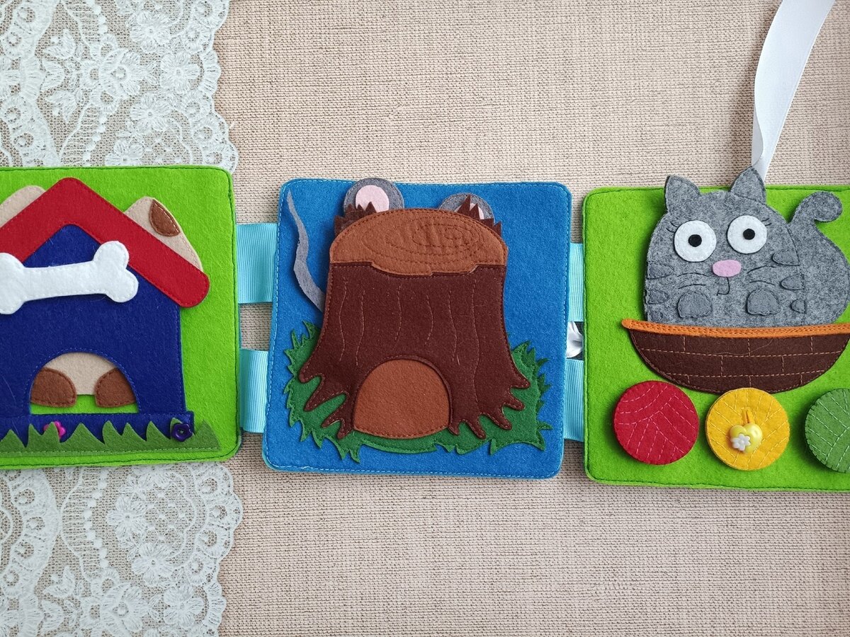 Книжка игрушка из фетра