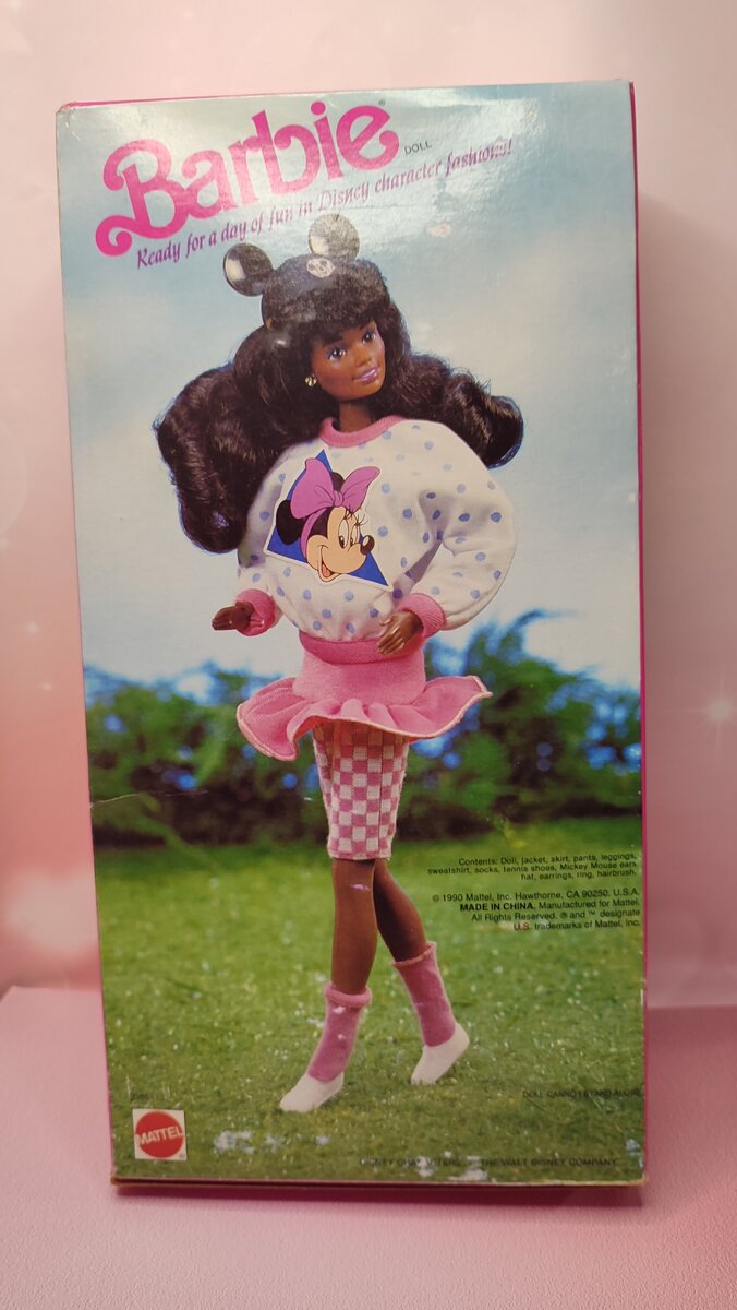 Barbie Disney Character African American Doll Special Limited Edition 1990