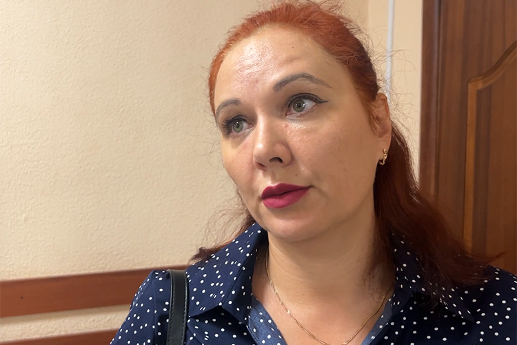    На фото: одна из потерпевших Елена Лицкевич