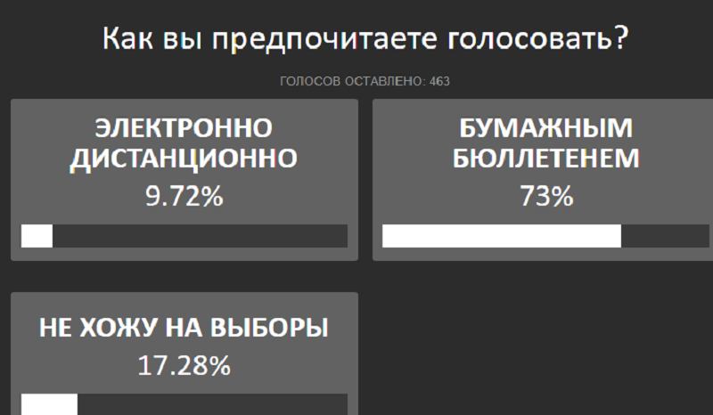 Как проголосовать электронно.