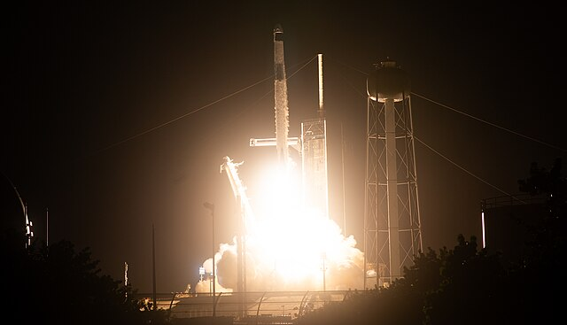 Старт миссии SpaceX Crew-7