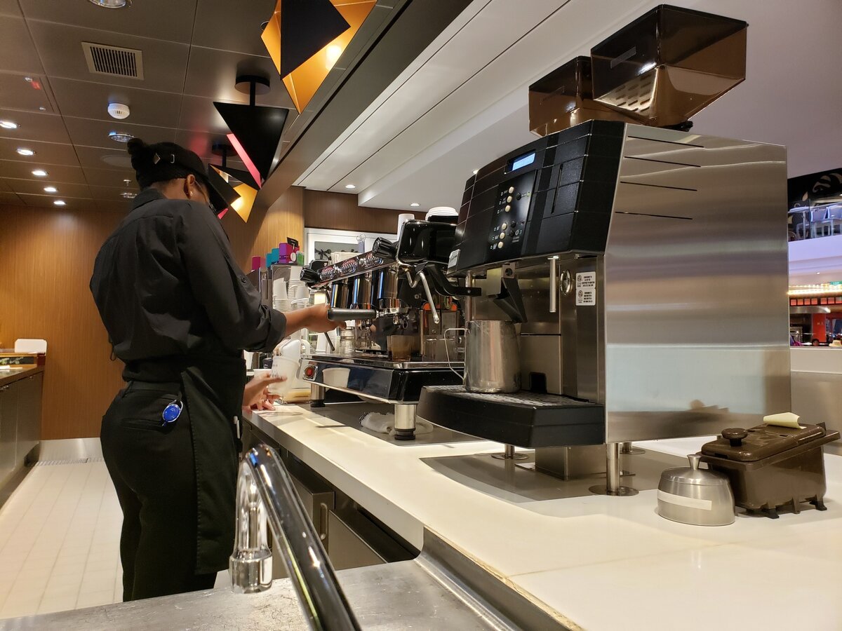 Приготовление кофе.