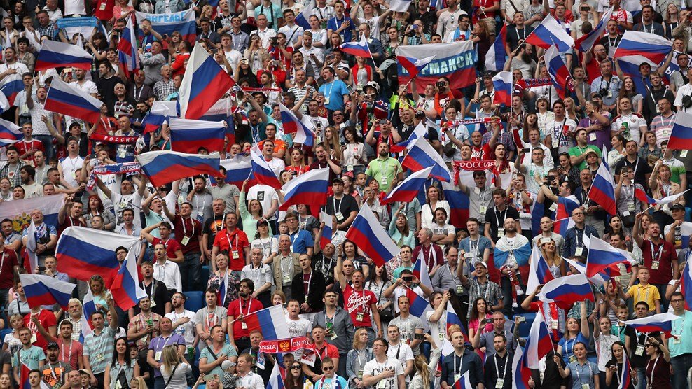 Чемпиона мира по футболу в России.