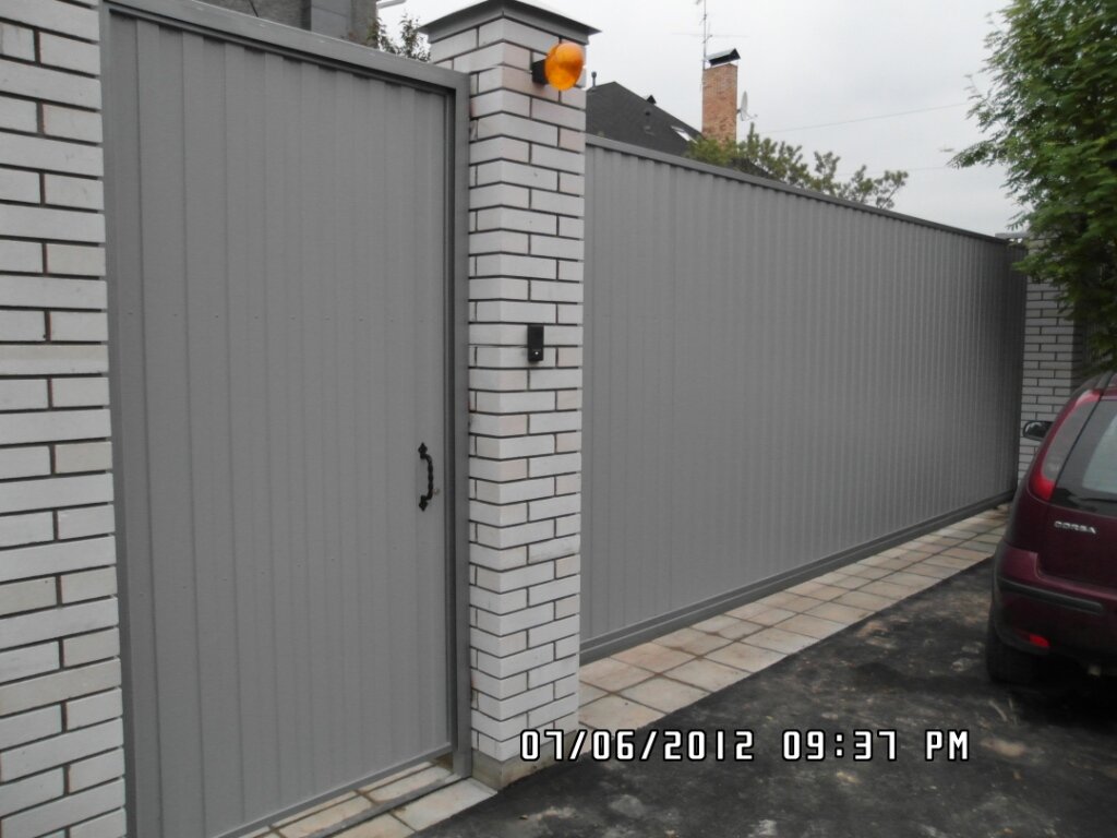 Ворота для дачного участка